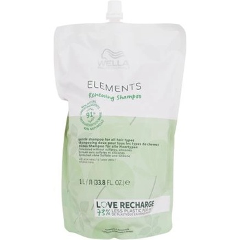 Wella Elements Renewing 1000 ml шампоан за изтощена коса пълнител за жени