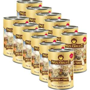 Wolfsblut Консерва Wolfsblut Wild Duck & Turkey Puppy 12 x 395 г