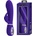 Pretty Love Prescott Red Super Soft Silicone Dual Vibrator Purple