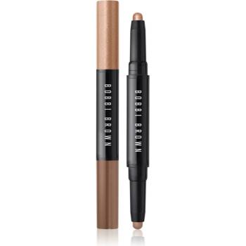 Bobbi Brown Long-Wear Cream Shadow Stick Duo сенки за очи в молив дуо цвят Golden Pink / Taupe 1, 6 гр