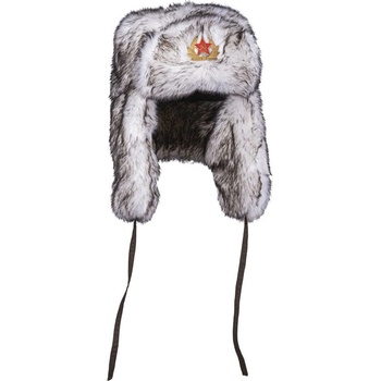 Ruská beranice Shapka bílá