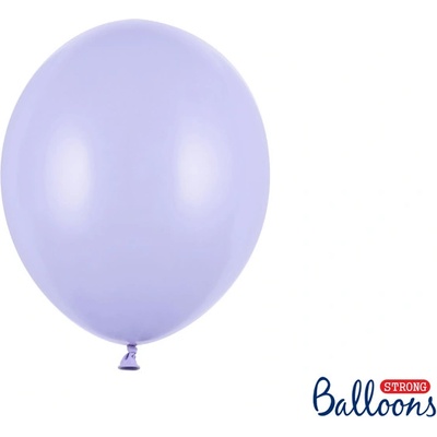 STRONG BALLOONS BALÓNKY pastelové 27 cm sv. levandulové
