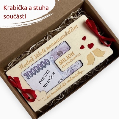 PanDatel Svatební obálka na peníze - PTÁČCI