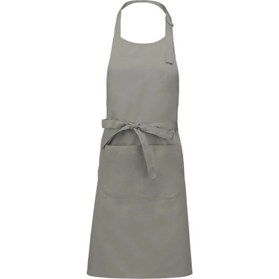 Kariban Zástěra Sommelier K890 s laclem COT20K89003999-light grey