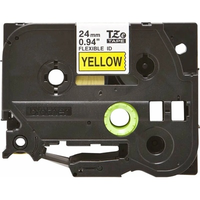 TZe-FX651, černý tisk na žluté, šířka 24 mm TZEFX651 Brother
