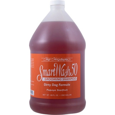 Chris Christensen Systems SmartWash 50 Papaya Starfruit 3.8 L шампоан за много замърсена козина, концентрат 50: 1