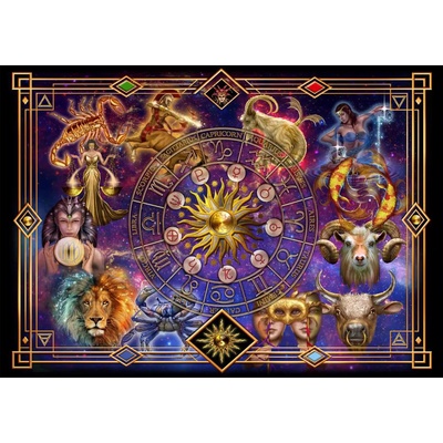 Bluebird Puzzle - Puzzle Marchetti: Zodiac Montage II - 1 000 piese
