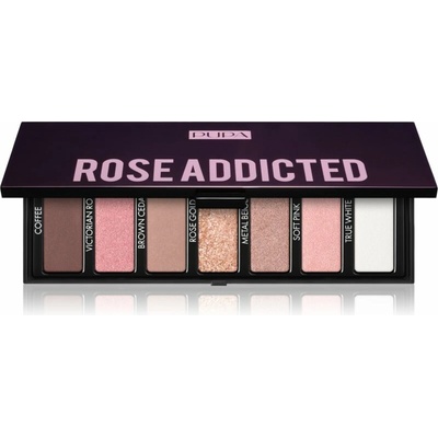 Pupa Make Up Stories Compact 004 Rose Addicted paletka očních stínů 13,5 g