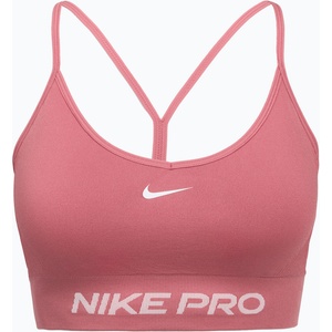 Nike Спортен сутиен Nike Pro Seamless Light Support peony/white
