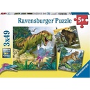 Ravensburger Pravěká zvířata 3 x 49 dílků