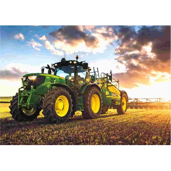Norimpex - Puzzle Diamant painting: John Deere tractor in the field 30x40 cm - 1 - 39 piese
