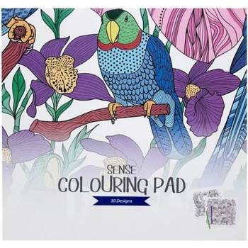 Sense Книга за оцветяване Sense - Разкрий сетивата си, 30 страници (10823)