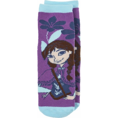 DISNEY FROZEN ANNA Dievčenské termo ponožky fialové