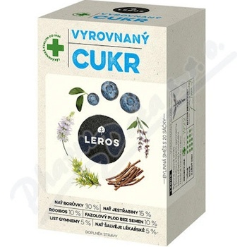Leros Vyrovnaný cukr 20 x 1 g
