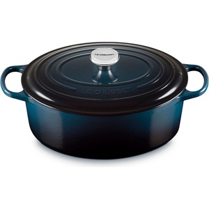 Le Creuset Съдове за готвене SIGNATURE 31 см, 6, 3 л, овална форма, NUIT, чугун, Le Creuset (LECR21178311294475)
