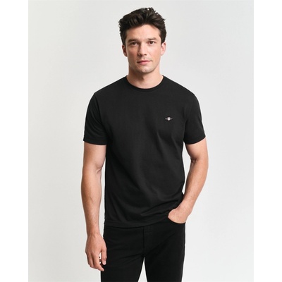 Gant Тениска Gant Regular Fit Shield T-Shirt - Black 005
