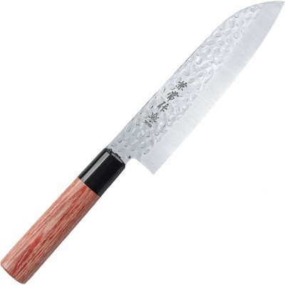 Dellinger nôž Santoku KANETSUNE TSUCHIME hnedý 16 cm