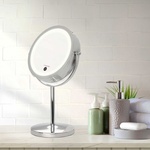 Lanaform Stand Mirror X10-LED огледало със стойка, двустранно увеличение x1 и x10