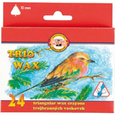 Koh-i-noor trojhranné voskovky MAXI 8274 24 barev – Zboží Dáma