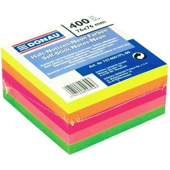 Blok samolepiaci 76x76 Neon kocka