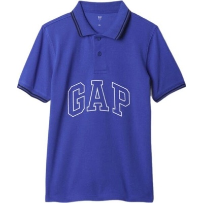 Gap FRAN LOGO POLO Dětské tričko modrá