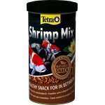TETRA Pond Shrimp Mix - храна за езерни риби, включващи естествени скариди и гамарус - 1 литър