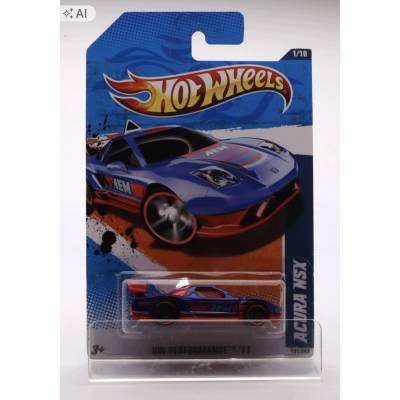 Mattel Hot Wheels Hračka auto Acura NSX černá 1:64