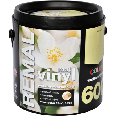 BARVY A LAKY TELURIA REMAL VINYL Color mat 3,2KG vanilková žltá 600