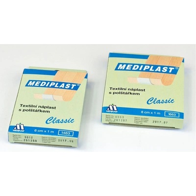 Náplast Mediplast polštářek 8 cm/1 m 1 ks 1663
