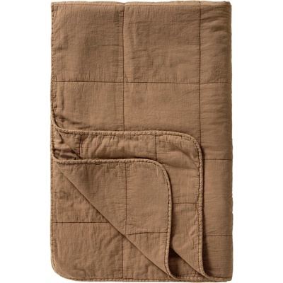 Ib Laursen Prešívaný prehoz Vintage Camel 130 x 180 cm