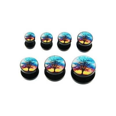 Piercingate plug do ucha strom v přírodě PTP00219