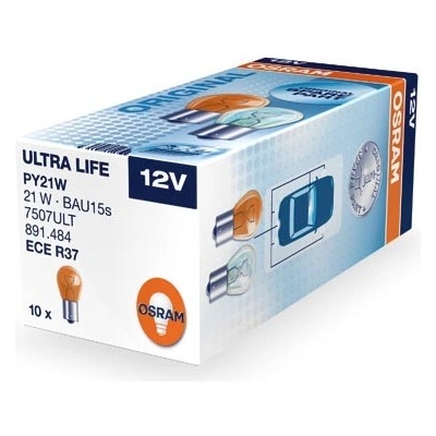 Osram Ultra Life 7507ULT PY21W BAU15s 12V 21W