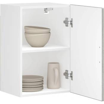 vidaXL Кухненски стенен шкаф Porto, сив сонома, инженерно дърво (854033)