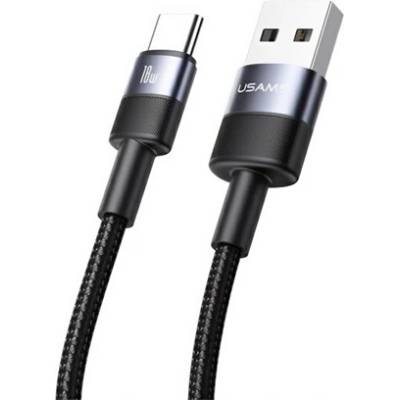 USAMS Кабел за данни USAMS SY SERIES USB - Type-C, 120 см, ЧЕРЕН SJ718USB01 (SJ718USB01)