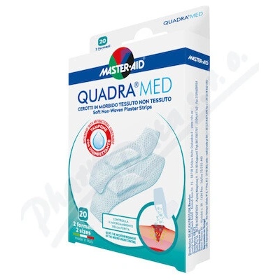 QUADRA MED Náplasti jemné 20 ks 2 veľkosti