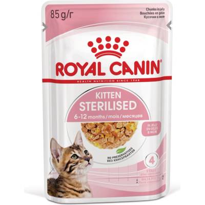 Royal Canin Sterilized Kitten v želé 48 × 85 g