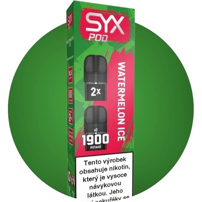 Syx Pod Watermelon Ice 16,5 mg 2x950 potáhnutí 1 ks – Sleviste.cz