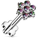 Šperky4U Push In piercing do brady ucha titan TIT1192-VM