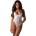 Obsessive Alissium Crotchless Teddy White M/L