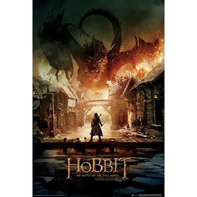 Plagát, Obraz - Hobit - Smaug, 61 × 91.5 cm