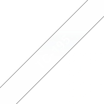 Brother Ламинирана лента Original Brother White on Clear TC195 за E105|E110|H100|H101|H105|H110|H111|P300|128|200|1000|1010|1090|1100|11 (TC195)