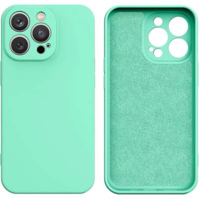 HQWear Кейс HQWear Silicone Case за Samsung Galaxy A14 5G / Galaxy A14, ментово зелен (9145576273111)