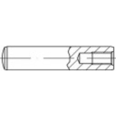 TOOLCRAFT 144768 valcový kolík (Ø x d) 4 mm x 16 mm M2 ocel 100 ks