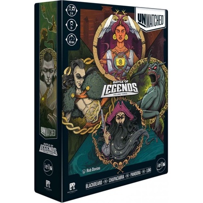 Restoration Games Настолна игра Unmatched Battle of Legends, Vol. 3 - Стратегическа (70467-IE)