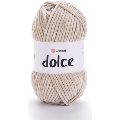 Pletací příze YarnArt DOLCE 771, 100g/120m Béžová světlá
