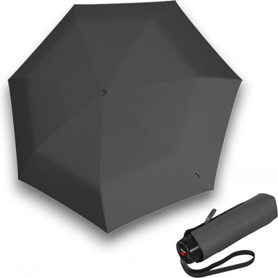 Knirps T.020 Dark grey ultraľahký skladací dáždnik šedý