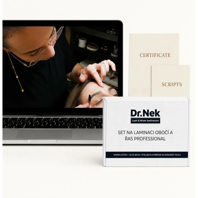 Dr.Nek Online kurz Laminace obočí Professional s příslušenstvím - elektronická verze