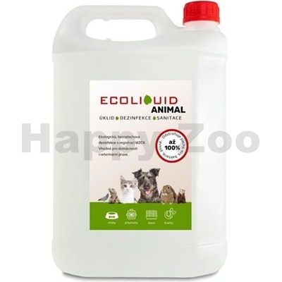 ECOLIQUID Animal Dezinfekce a čištění potřeb pro domácí mazlíčky 5 l