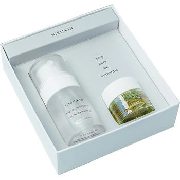 Hibiskin Комплект Есенция & Ампула Воден гел от Невен и Див Пелин Hibiskin My Recipe Calendula Water Gel Essence 40ml & Mugwort Soothing Ampoule 10ml