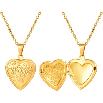 Talitha Колие с разтварящ се медальон „Сърце